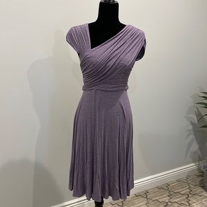 Purple jersey dress